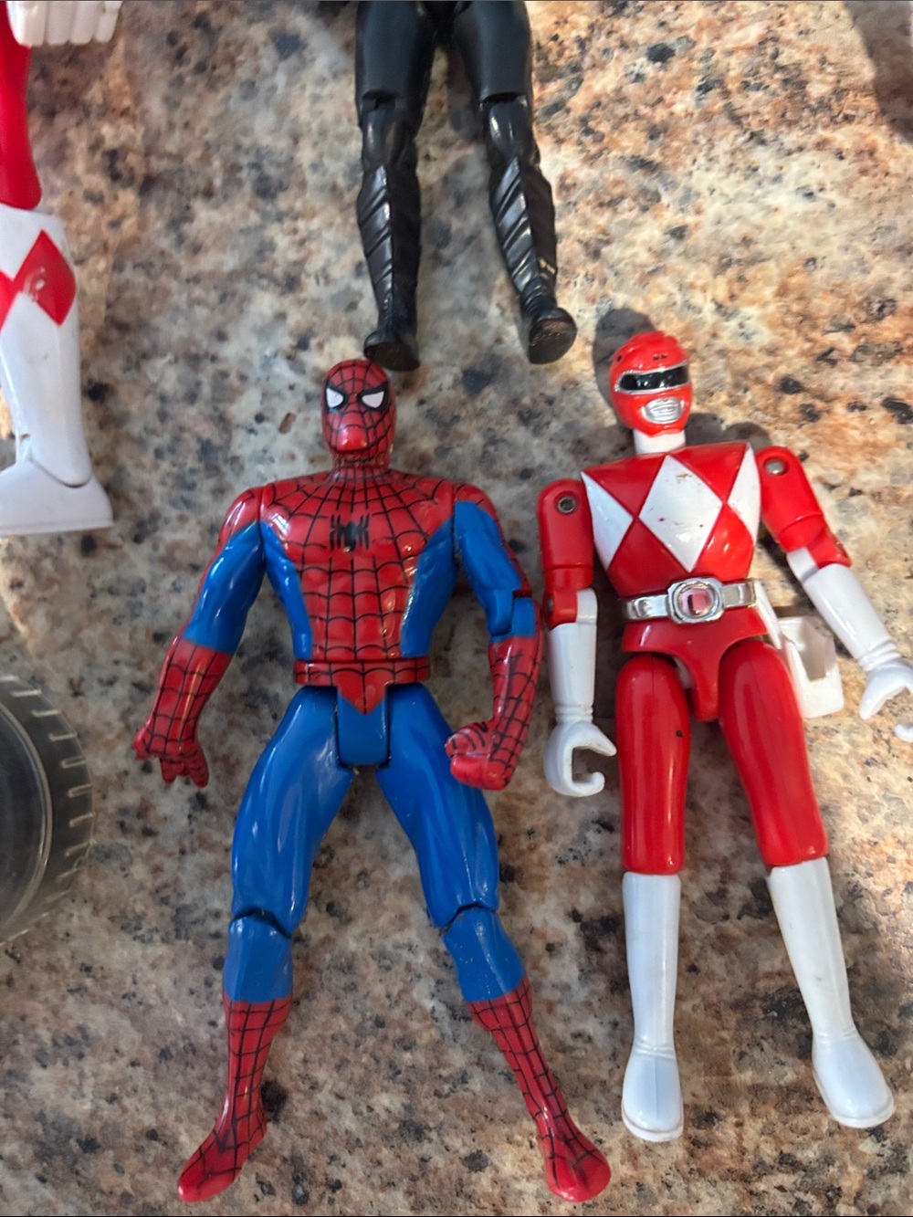 Power Ranger Red & White Action Figure Bundle with Classic Rangers - Picture 4 of 8